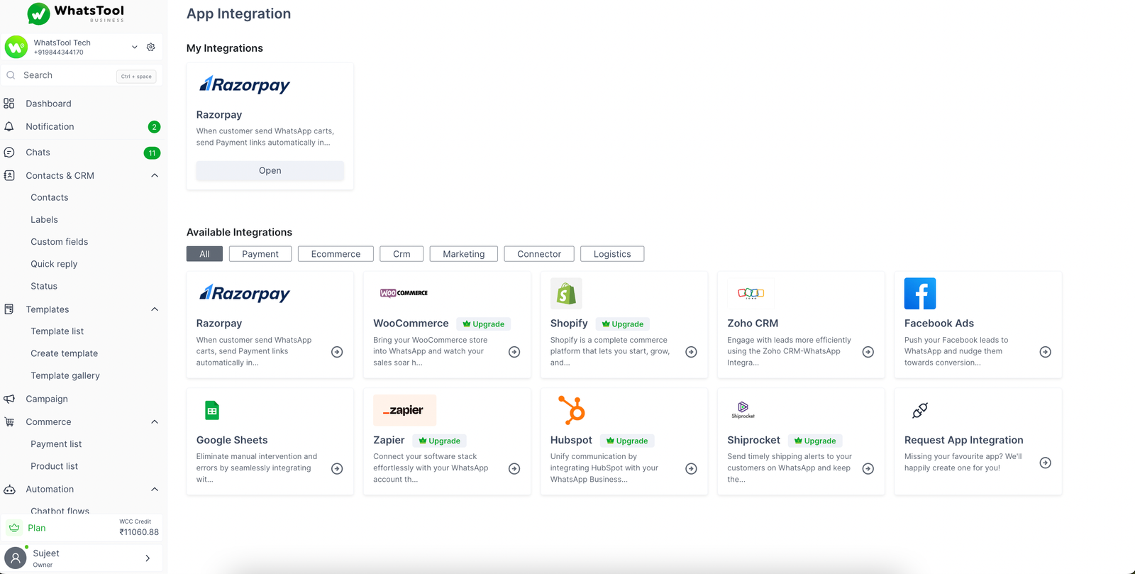 Team Inbox Feature - WhatsApp Business API